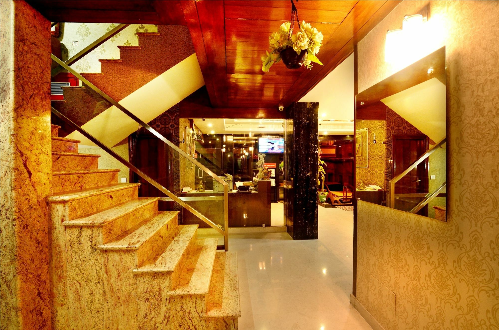 Hotel Omega Residency Neu-Delhi Exterior foto