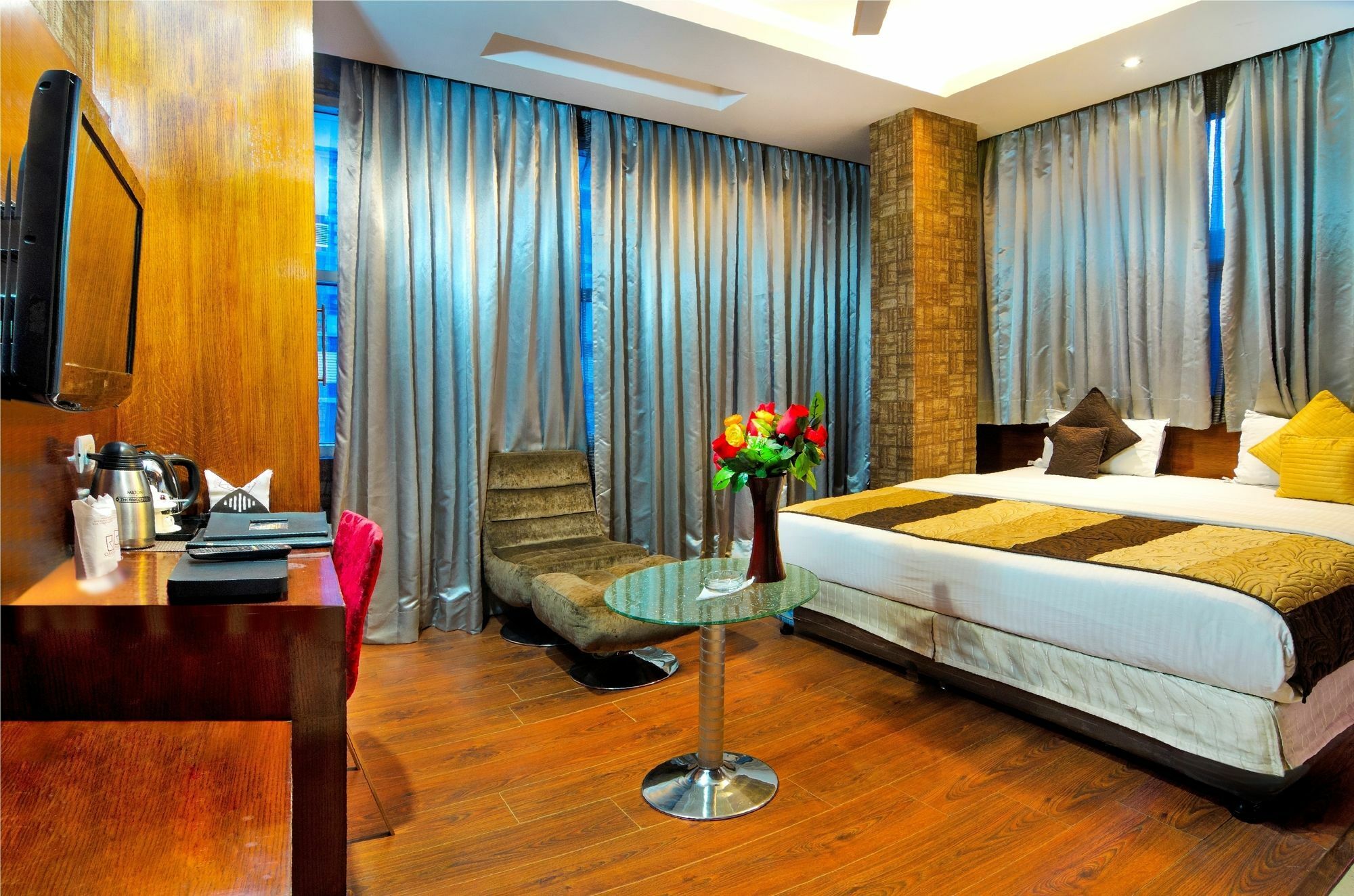 Hotel Omega Residency Neu-Delhi Exterior foto