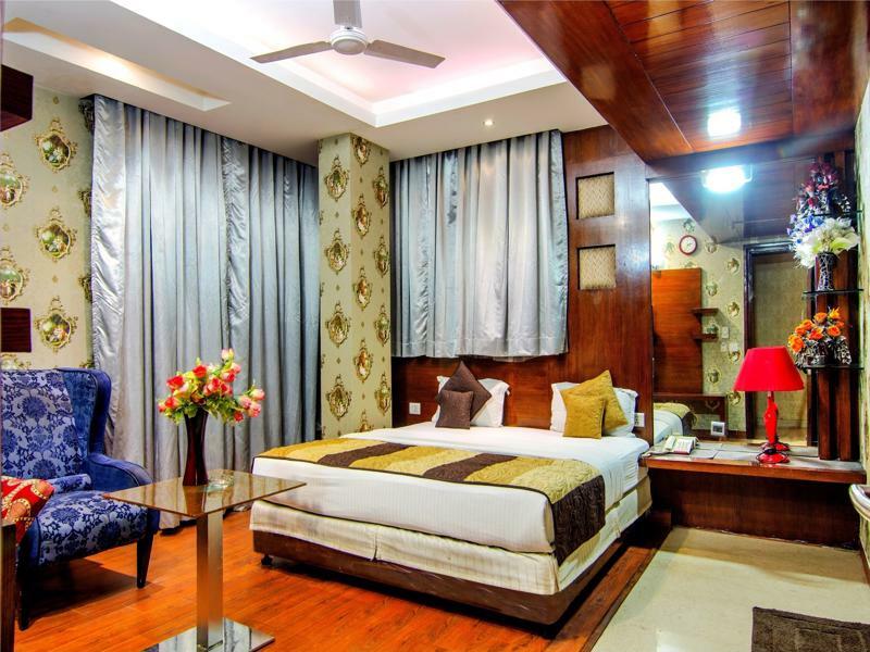 Hotel Omega Residency Neu-Delhi Exterior foto