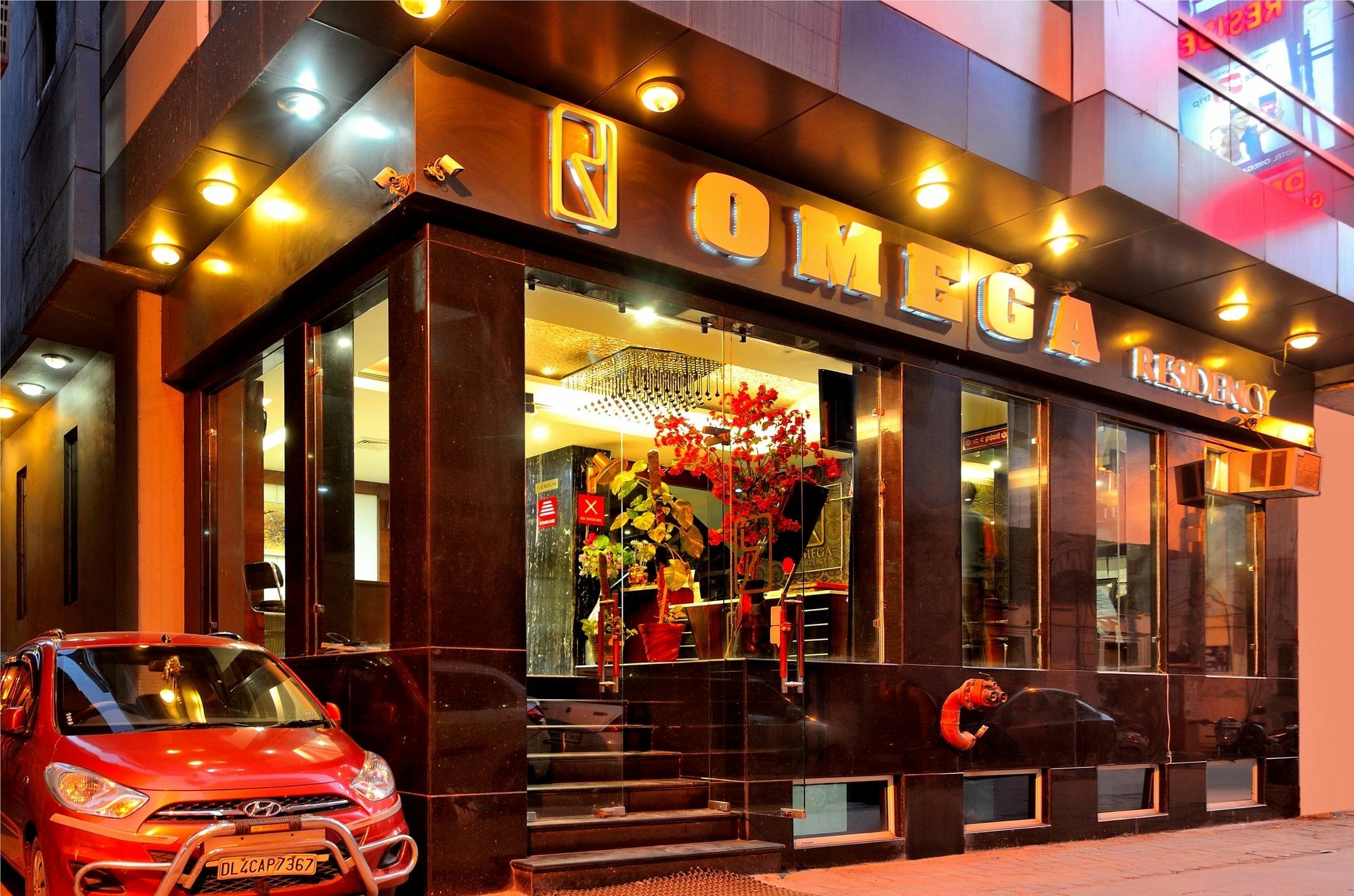 Hotel Omega Residency Neu-Delhi Exterior foto